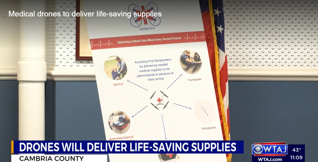“Medical drones to deliver life-saving supplies”
